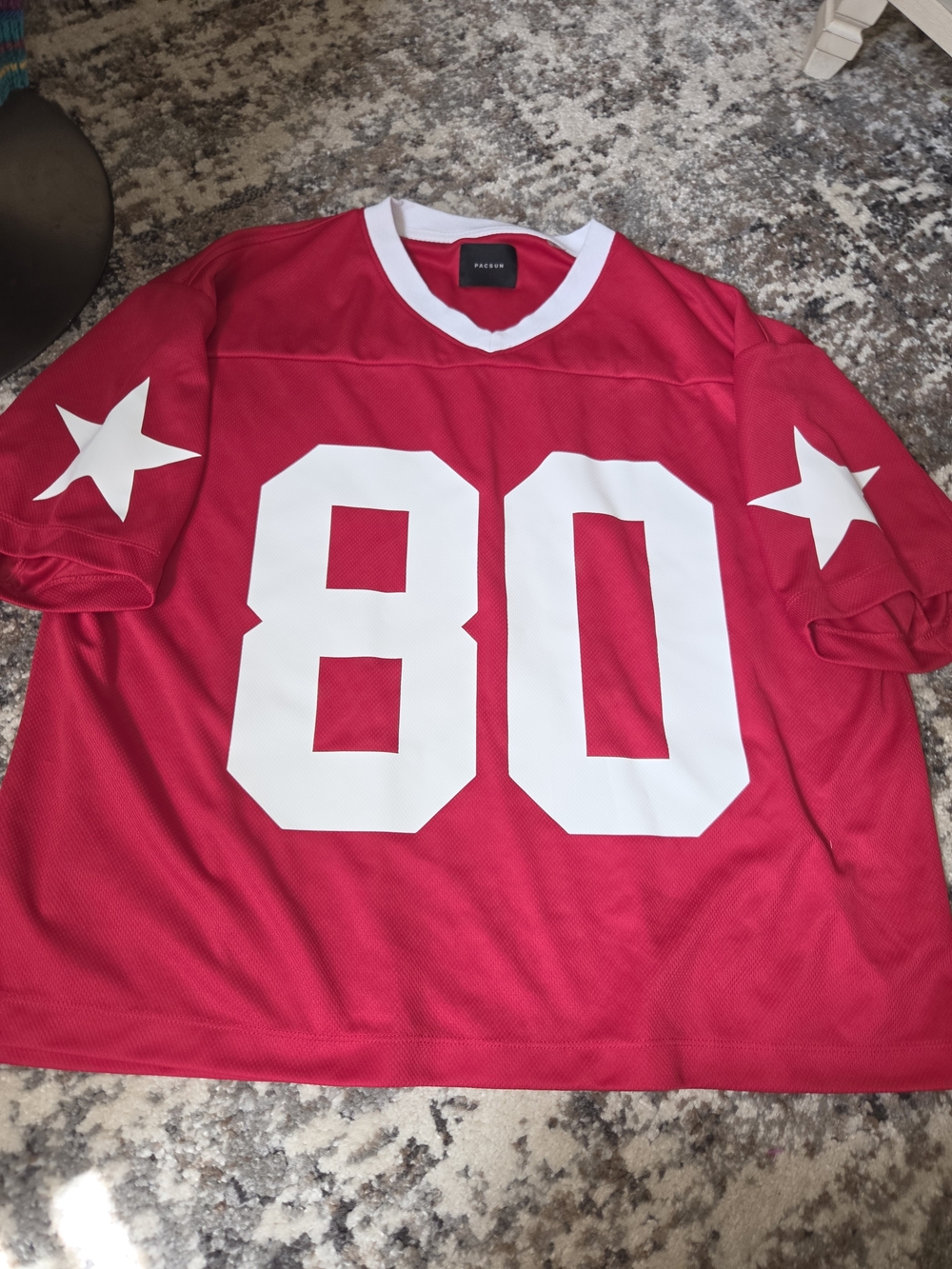 Mens  Pacsun All American Jersey Red Size L